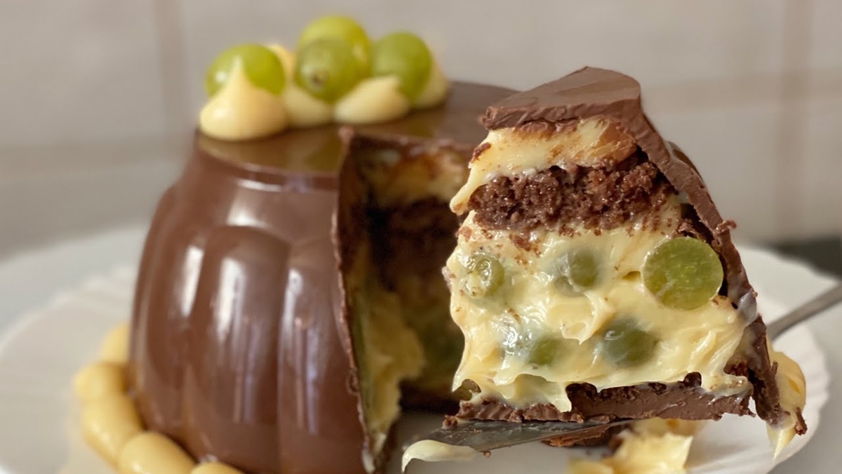🍇🍫 Bolo Bombom de Uva